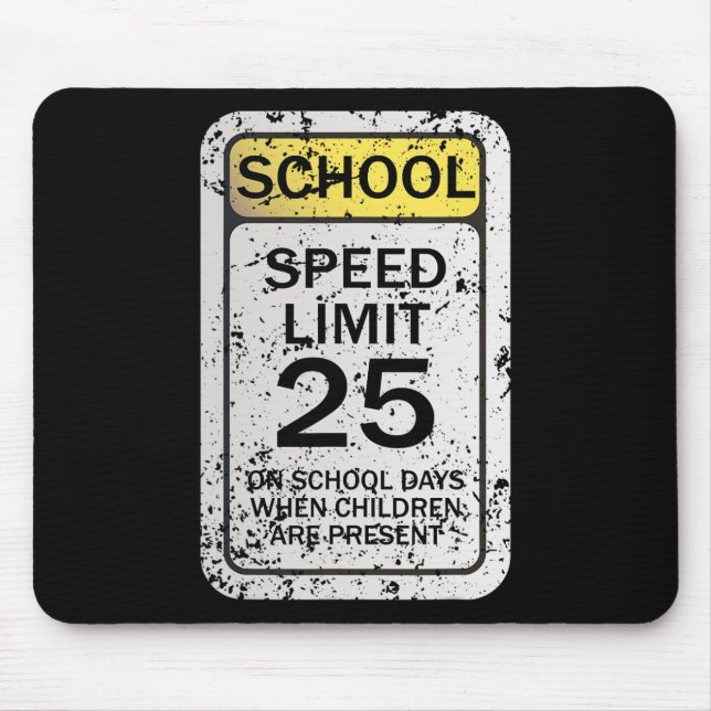 Road Signs Funny Traffic Signs Halloween Costume P Mouse Pad (Front)