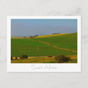 Road South Africa Rural Landscape Nature Postcard