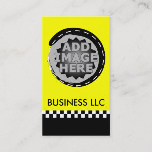 road stroke taxi cab business card