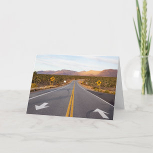 Road Through Joshua Tree National Park Card