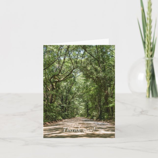 Road To Angel Oak Thank You Card (Front)