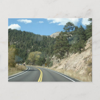 Road to Estes Park, CO Postcard