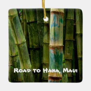 Road to Hana, Maui, Hawaii, Ceramic Ornament