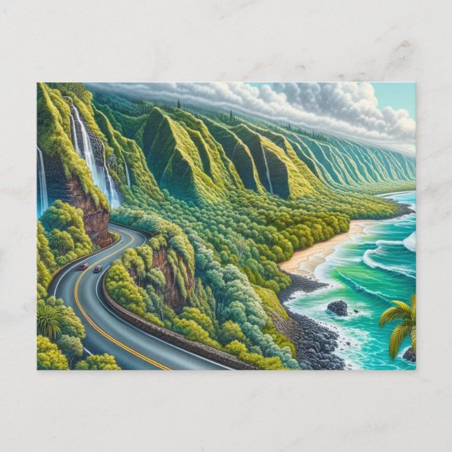 Road to Hana Maui Hawaii Postcard (Front)