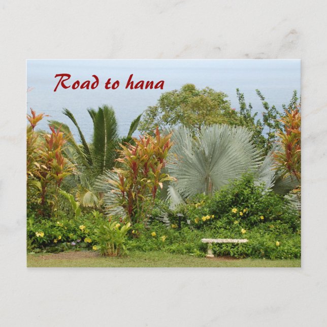 Road to hana postcard (Front)