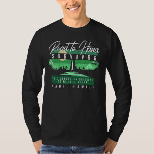Road To Hana Survivor Curvy Palm Maui Hawaii T-Shirt