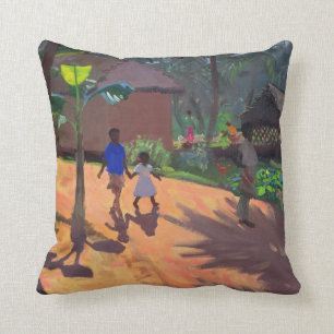 Road to Kovalum Beach Kerala 1996 Cushion