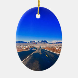 Road to Monument Valley Christmas Ornament