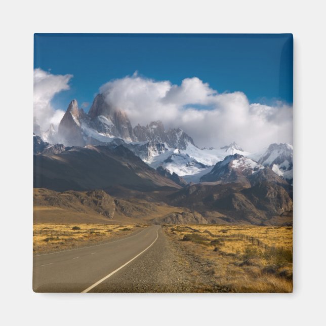Road To Mount Fitzroy, Patagonia Magnet (Front)