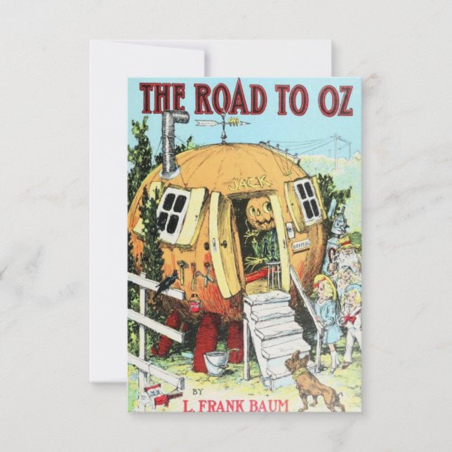 Road to Oz Book Cover Card (Front)