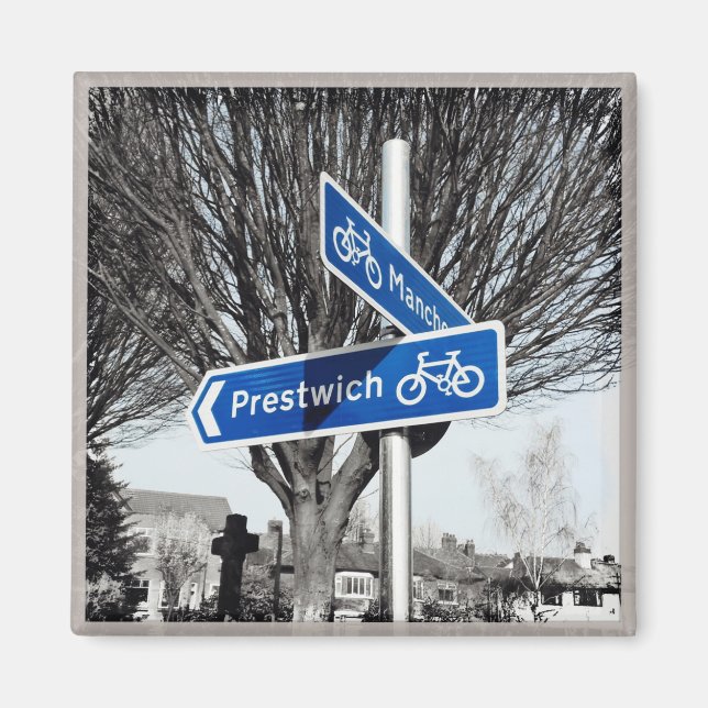 Road to Prestwich Magnet (Front)