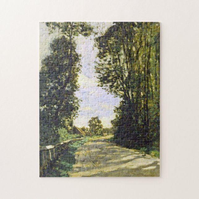 Road to Saint-Siméon Farm Monet Fine Art Jigsaw Puzzle (Vertical)