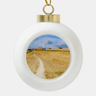 Road to Sansol Ceramic Ball Christmas Ornament