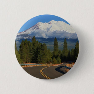 ROAD TO SHASTA 6 CM ROUND BADGE