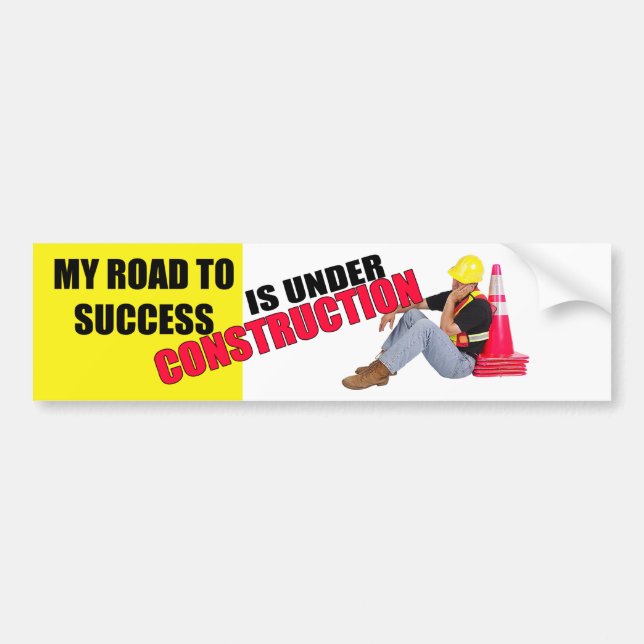 Road To Success Bumper Sticker (Front)