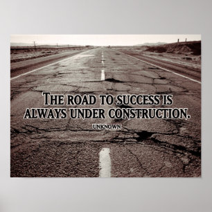 Road To Success Poster