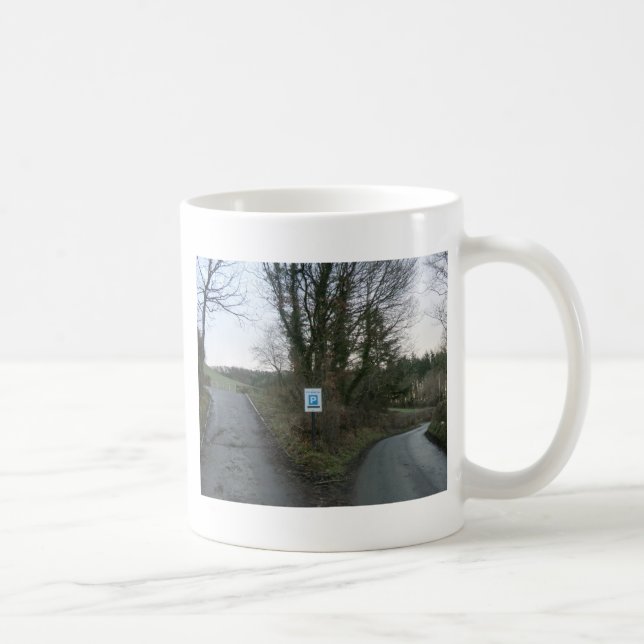 Road to Sycharth - Home of Owain Glyndwr Coffee Mug (Right)