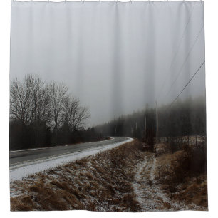 Road to the Abyss Shower Curtain