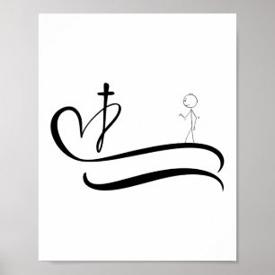 Road to the Cross - Light Design Poster