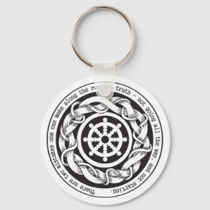 Road to Truth Dharma Wheel Key Ring