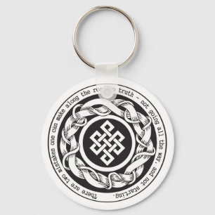 Road to Truth Endless Knot Key Ring