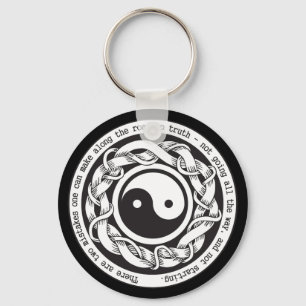 Road to Truth Yin Yang Key Ring