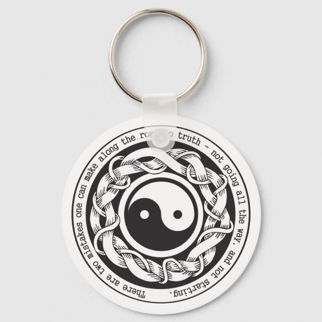 Road to Truth Yin Yang Key Ring (Front)