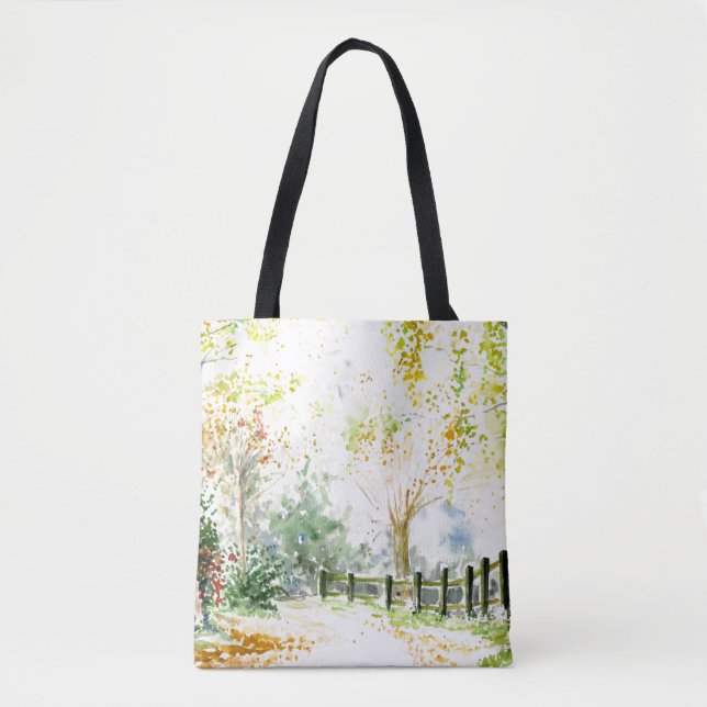 Road Tote Bag (Front)