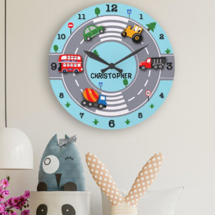 Road traffic Wall Clock
