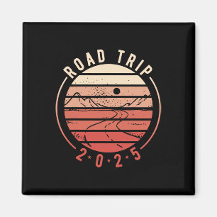 Road Trip 2025 2 Magnet