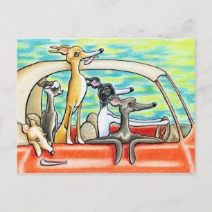 Road Trip by Andie Postcard