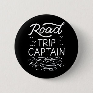Road Trip Captain I 6 Cm Round Badge
