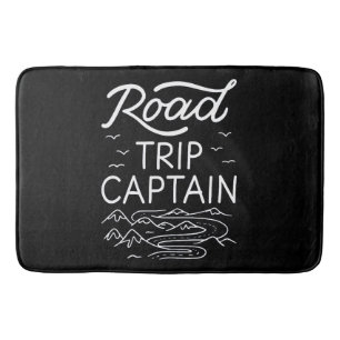 Road Trip Captain I Bath Mat