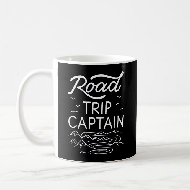 Road Trip Captain I Coffee Mug (Left)