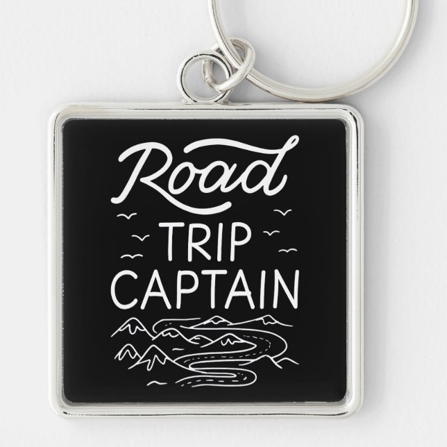Road Trip Captain I Key Ring (Front)