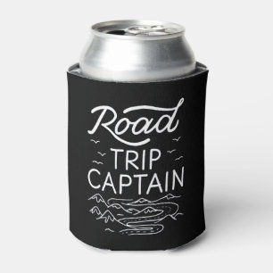 Road Trip Captain I - RV Pilot Camping Vacation Can Cooler