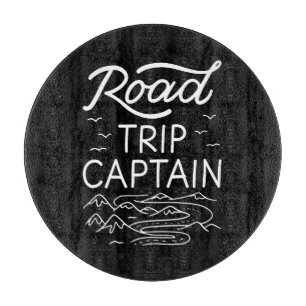Road Trip Captain I - RV Pilot Camping Vacation Cutting Board
