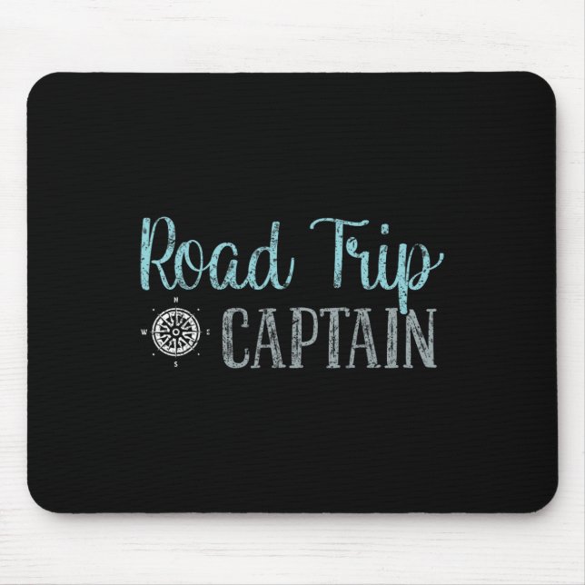 Road Trip Captain Road Trip  Mouse Pad (Front)