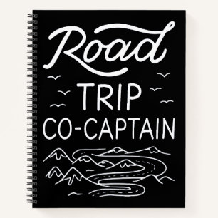 Road Trip Co-Captain I Notebook