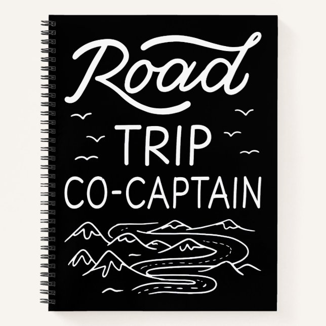 Road Trip Co-Captain I Notebook (Front)
