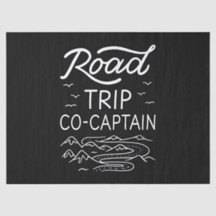 Road Trip Co-Captain I Tissue Paper