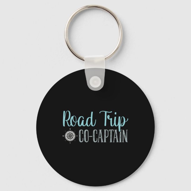 Road Trip Co Captain Road Trip 1  Key Ring (Front)