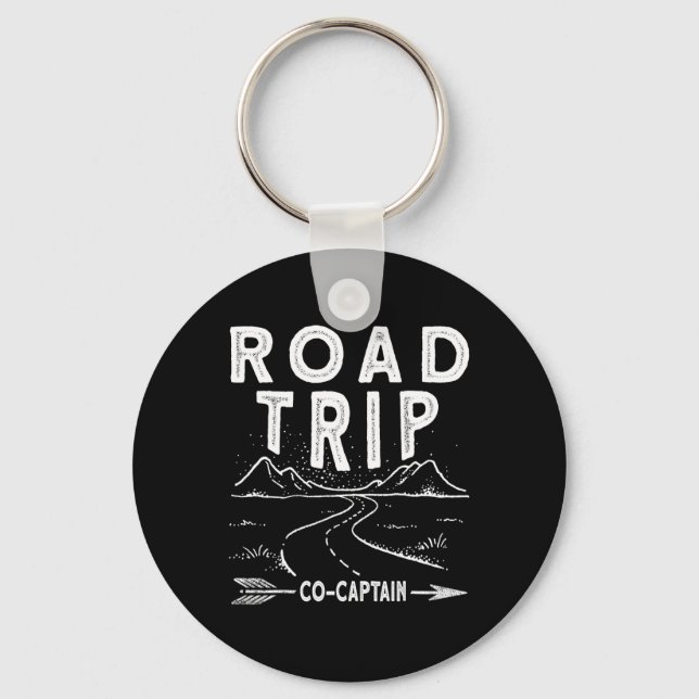 Road Trip Co Captain Road Trip 2  Key Ring (Front)
