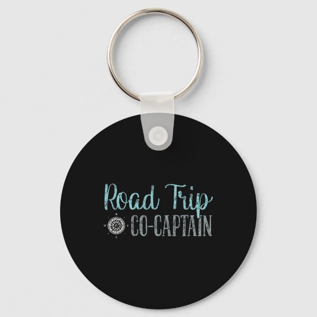 Road Trip Co Captain Road Trip 4  Key Ring (Front)