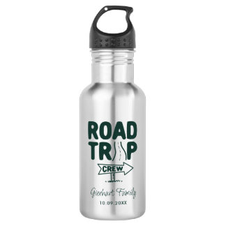 Road Trip Crew Family Vacation Custom 532 Ml Water Bottle