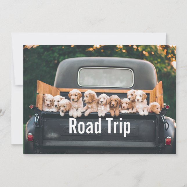 Road Trip Greeting Card (Front)