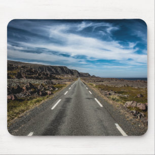 Road Trip Landscape Photo Mouse Pad