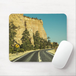 Road trip landscape photo mouse pad