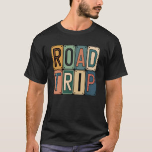 Road Trip Licence Plate T-Shirt