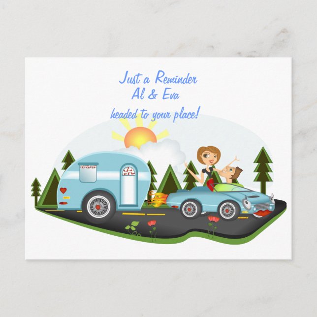 Road Trip Reminder Postcard (Front)